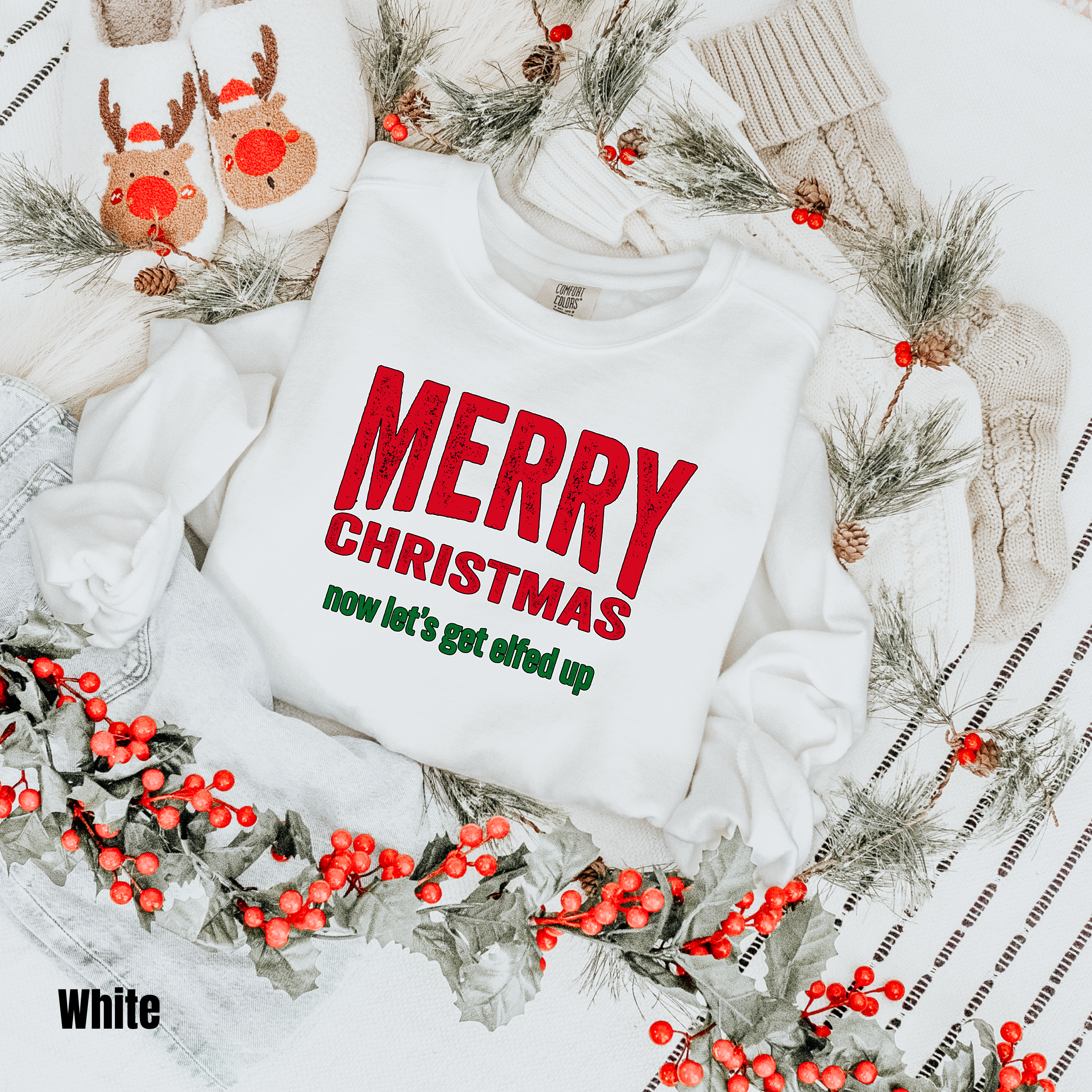 Merry Christmas  #3 Comfort Colors Sweatshirt