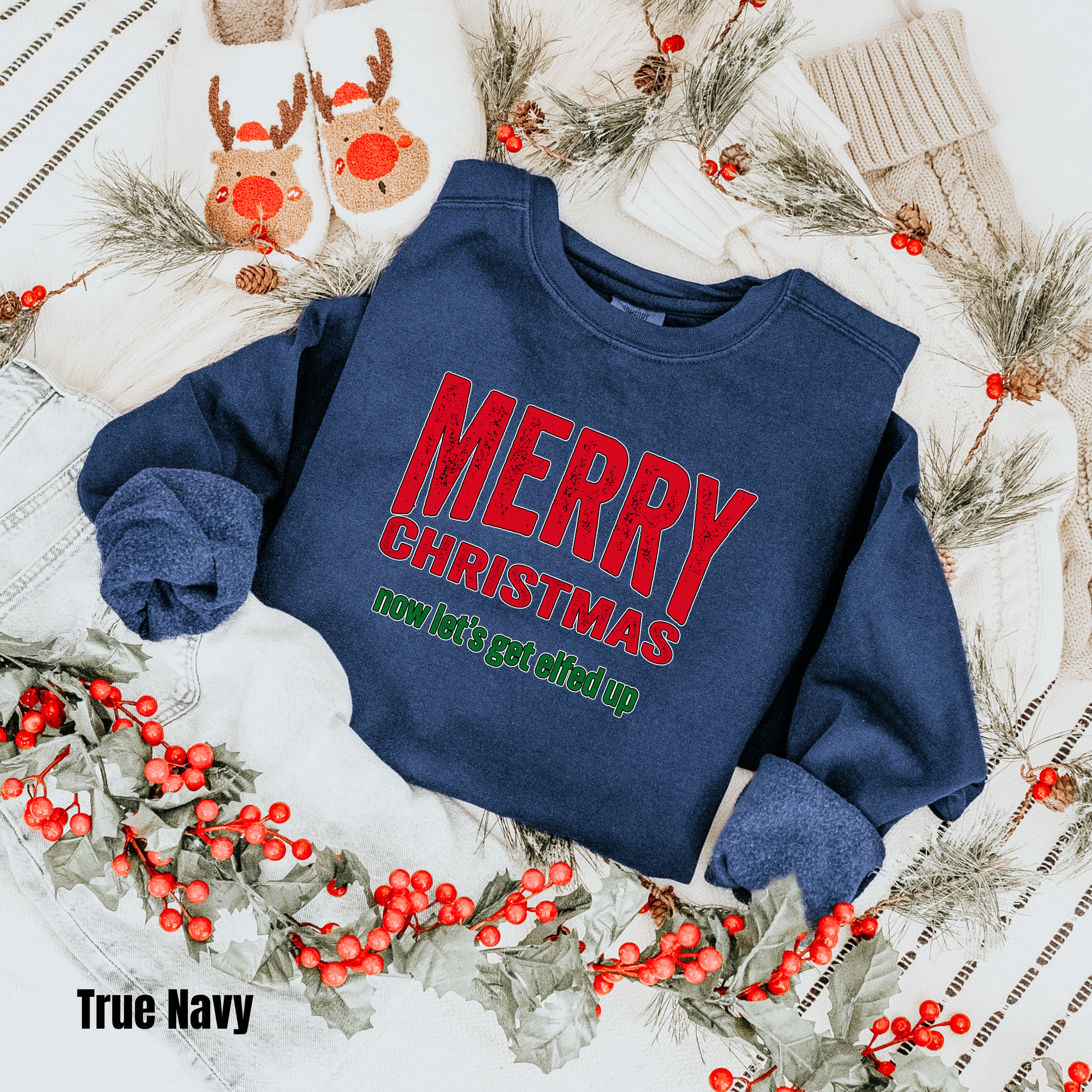 Merry Christmas  #3 Comfort Colors Sweatshirt