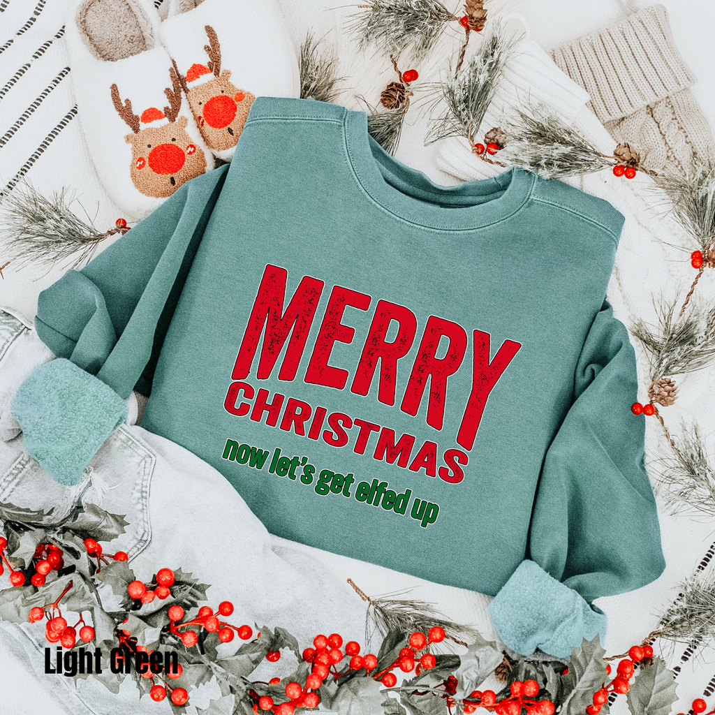 Merry Christmas  #3 Comfort Colors Sweatshirt