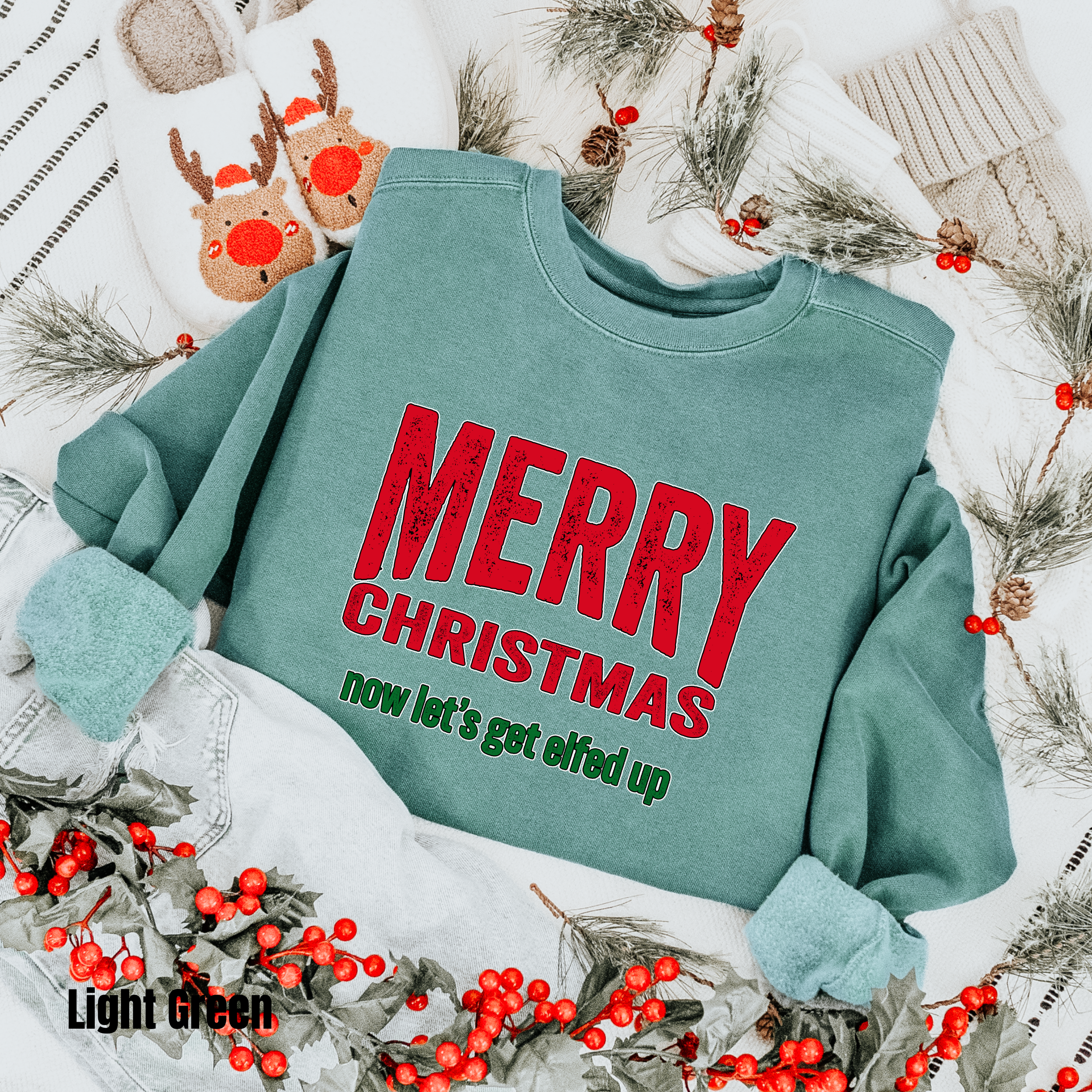 Merry Christmas  #3 Comfort Colors Sweatshirt