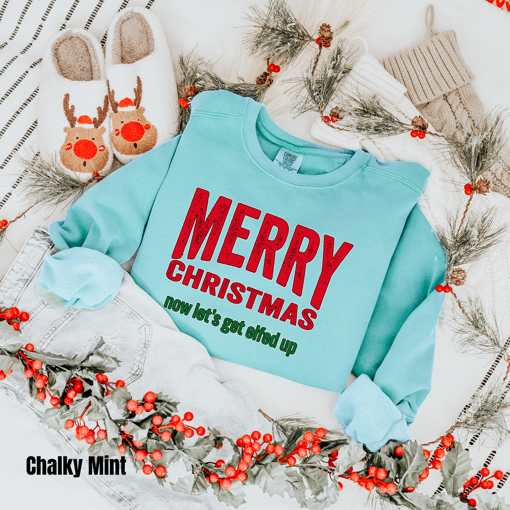 Merry Christmas  #3 Comfort Colors Sweatshirt