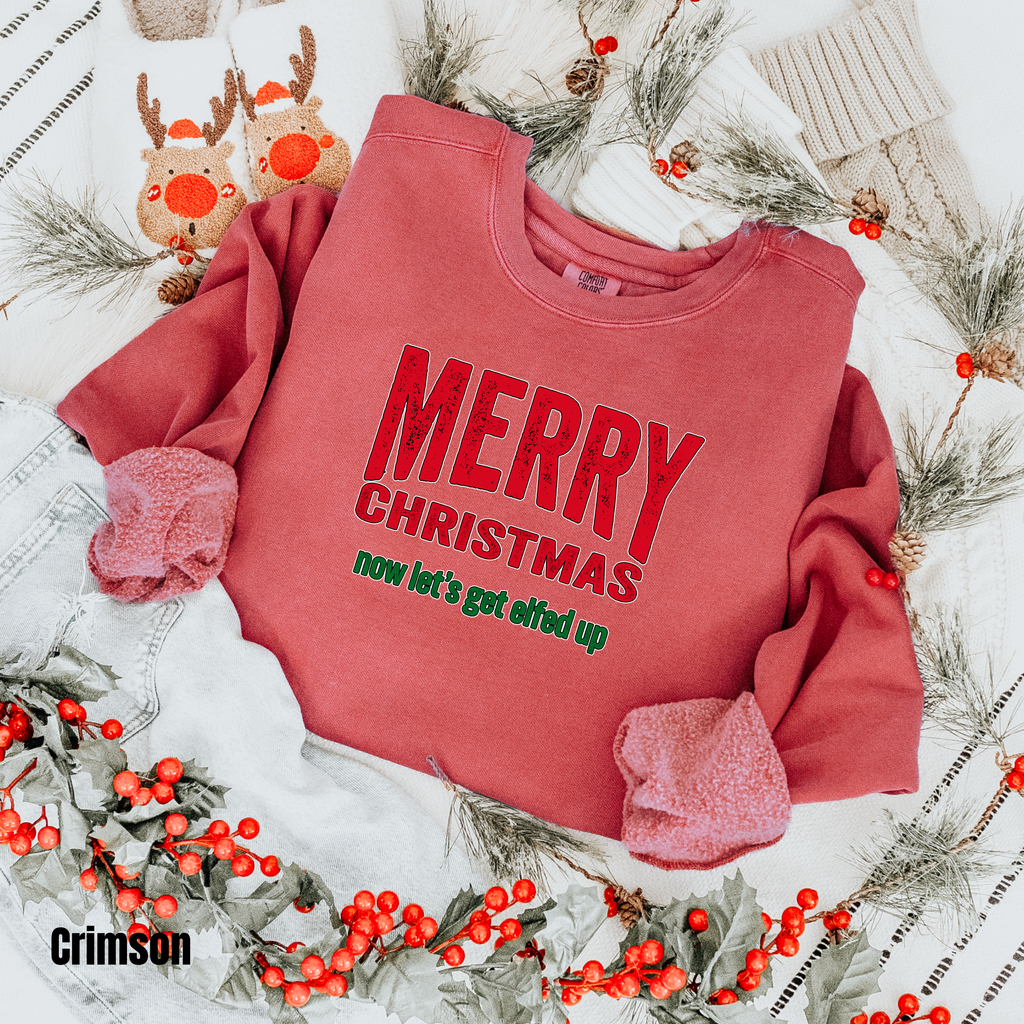 Merry Christmas  #3 Comfort Colors Sweatshirt
