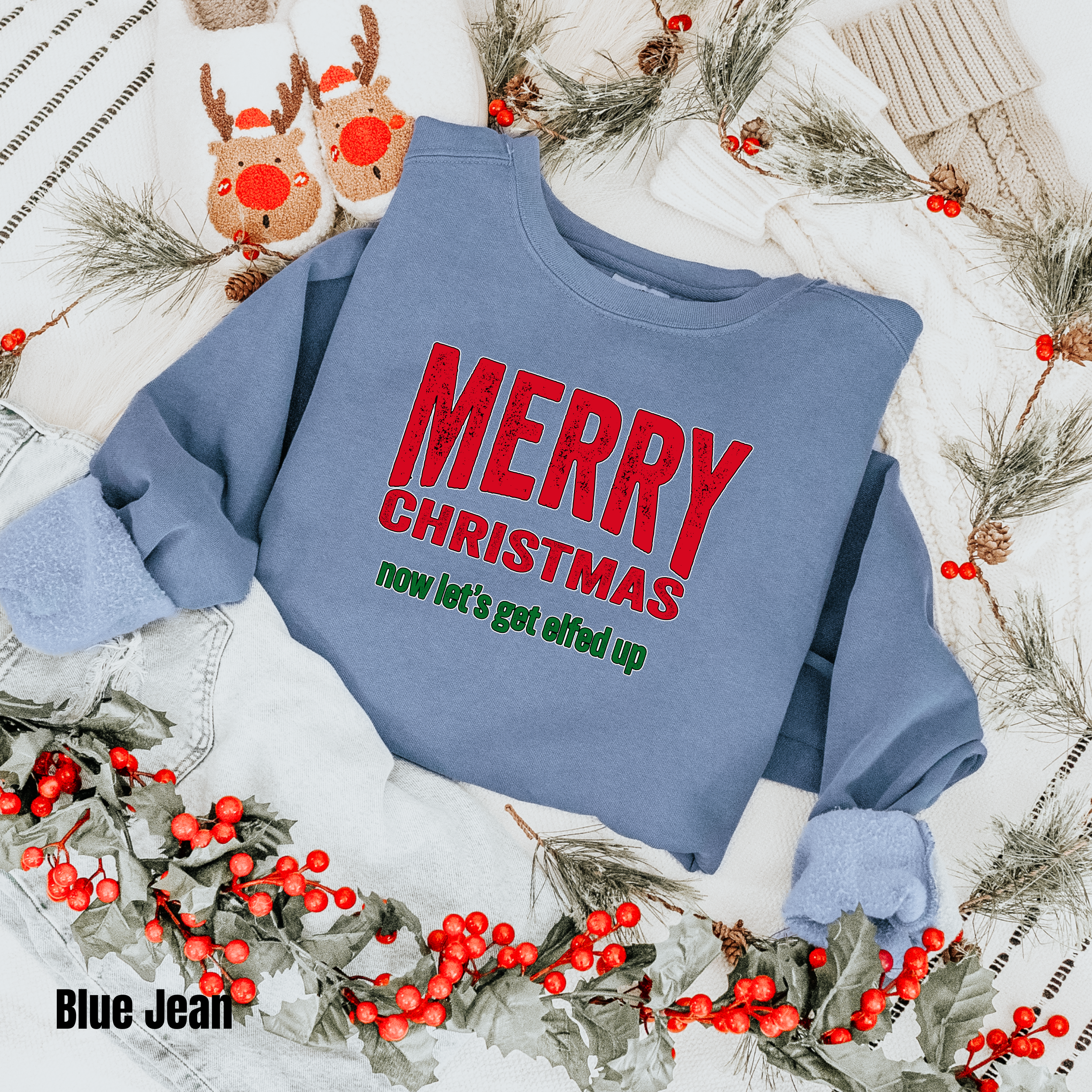Merry Christmas  #3 Comfort Colors Sweatshirt